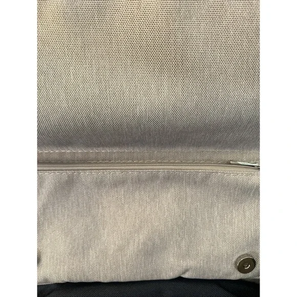 BabbleRoo Diaper Bag Backpack Grey/Blue w/Pacifier case/Changing Pad NEW - Picture 9 of 16